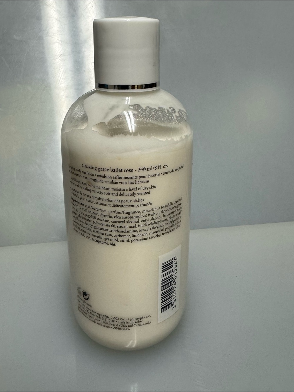 Philosophy Amazing Grace Ballet Rose Body Emulsion Lotion 8 oz - Picture 3 of 4